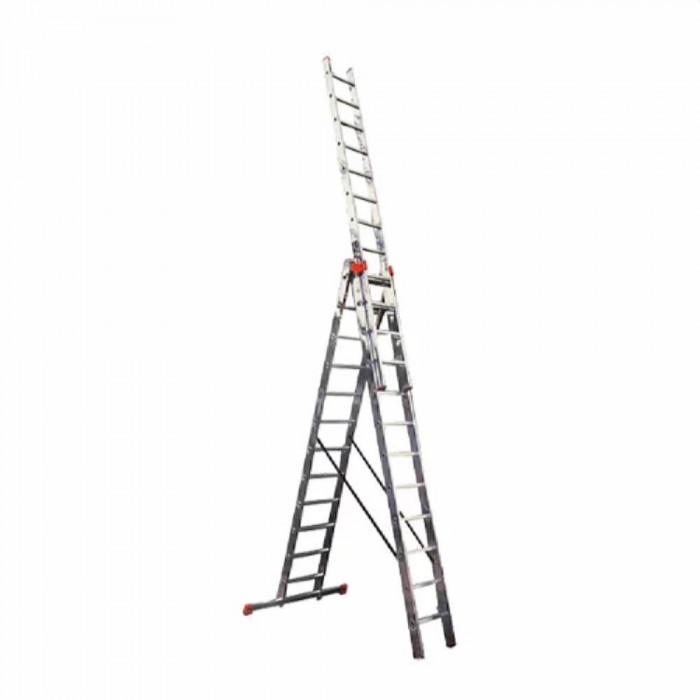 Лестница расширенная Krause Tribilo 3x12 – Лестницы