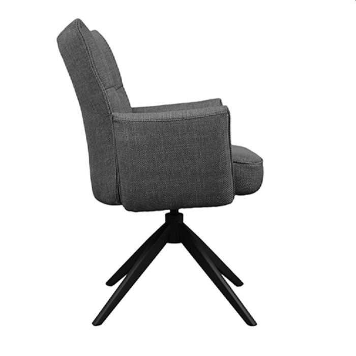 Кресло Deco Blanc Plus Montego темно-серое – Стулья