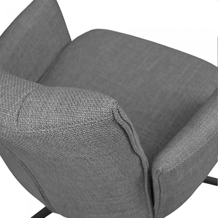 Кресло Deco Blanc Plus Montego темно-серое – Стулья