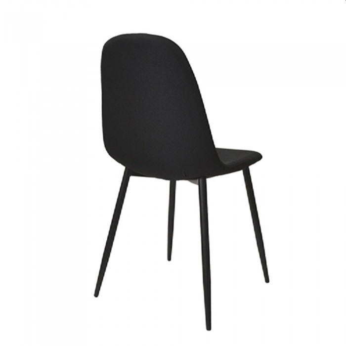 Scaun Deco C-710, negru denim, picioare negre – Scaune