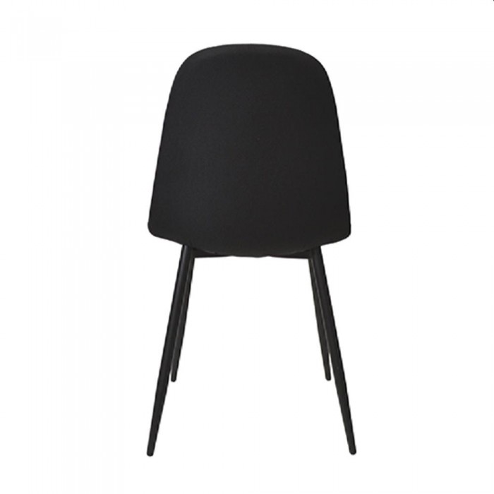 Scaun Deco C-710, negru denim, picioare negre – Scaune