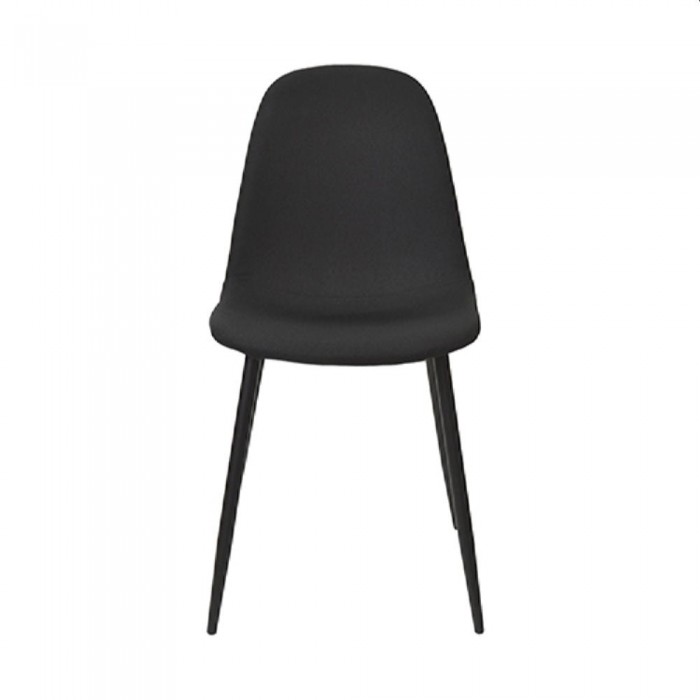 Scaun Deco C-710, negru denim, picioare negre – Scaune