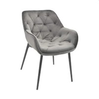 Scaun decorativ Lotus gri