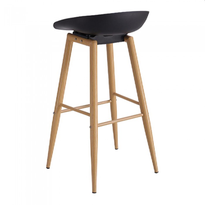 Стул барный Deco HECTOR Black+Transprint Legs – Барные стулья