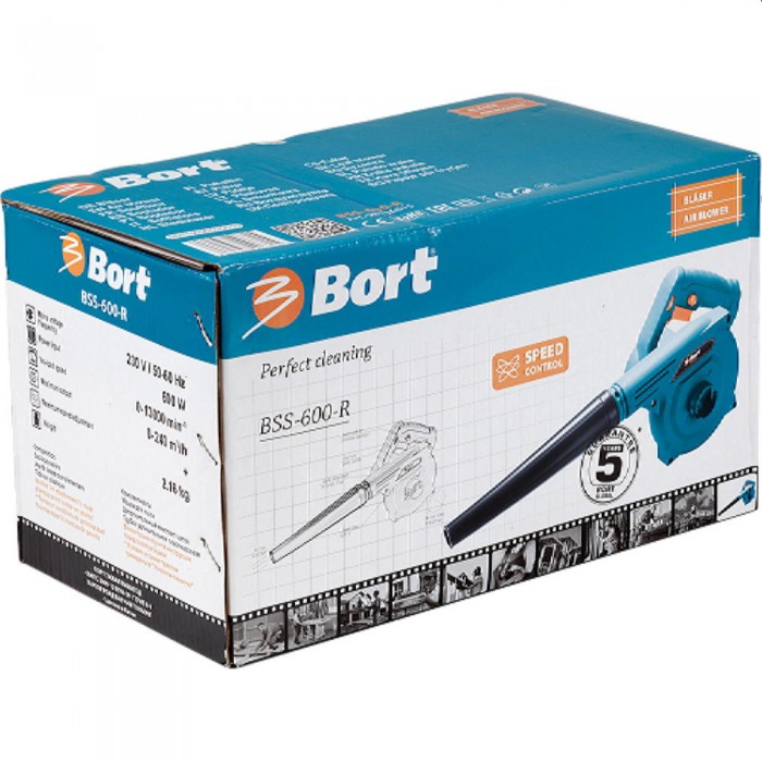 Воздуходувка-пылесос для листьев Bort BSS-600-R – Пылесосы и воздуходувки для листьев