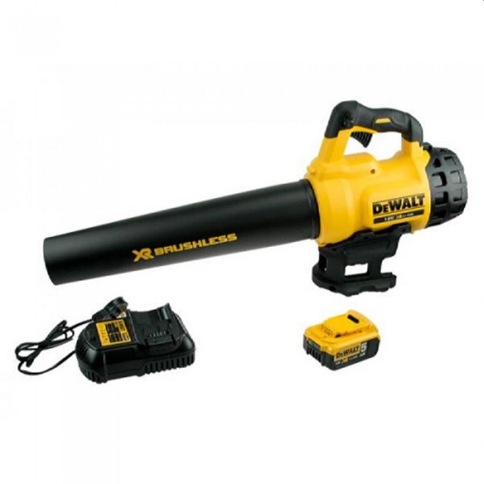 Воздуходувка промышленная аккумуляторная Dewalt DCM562P1 – Пылесосы и воздуходувки для листьев
