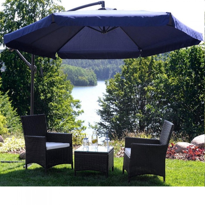Umbrelă FunFit 300cm albastră (82) – Umbrele și accesorii