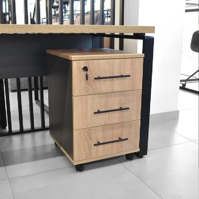 Набор коробок Deco RollBox Sonoma антрацитовый – Тумбочки офисные