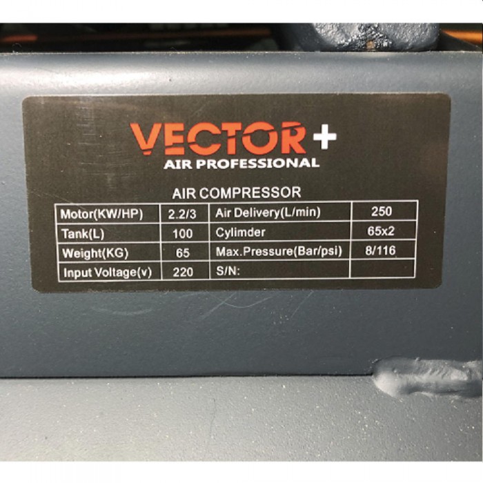 Compresor Vector+ 2200 W 100 l – Compresoare