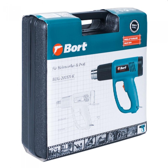 Строительный фен Bort BHG-2005N-K – Фены строительные