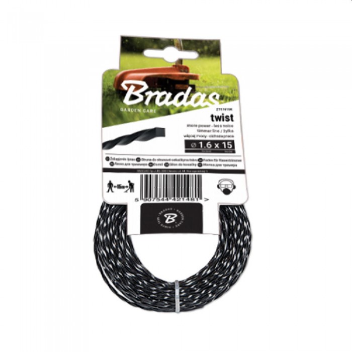 Леска для триммера Bradas TWIST ZTS2015K 2,0x15 – Аксессуары и расходные материалы для мотокос