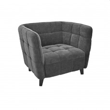 Кресло Deco W310G Бархатное темно-серое