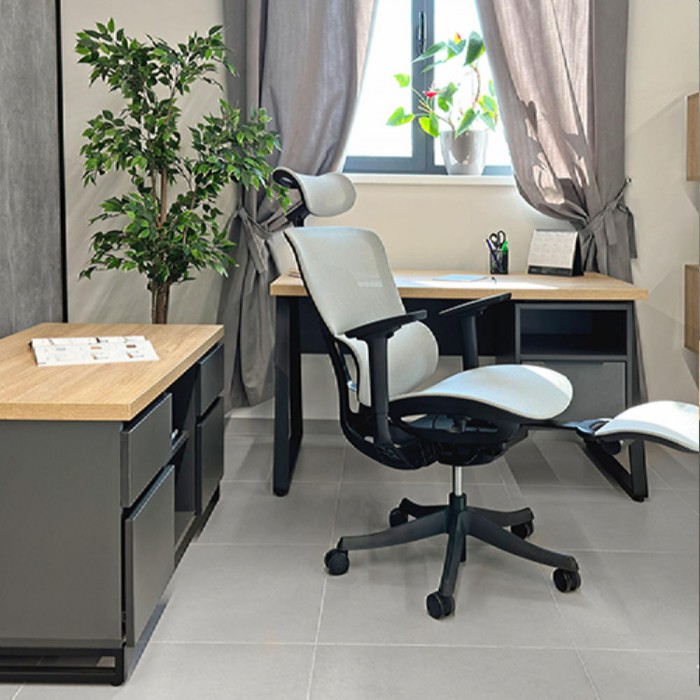 Офисный стул Deco A98-QW серый – Кресла офисные