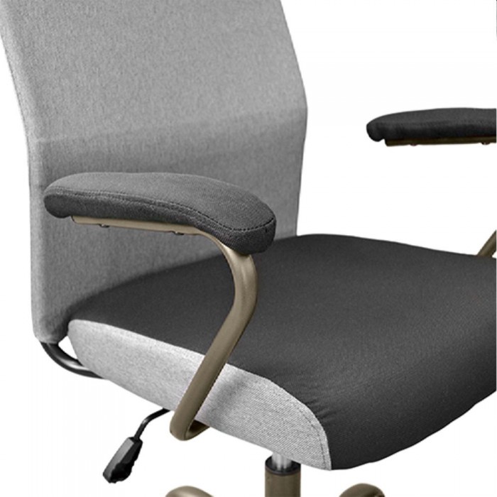 Офисное кресло Deco F-6310 серый черный – Кресла офисные