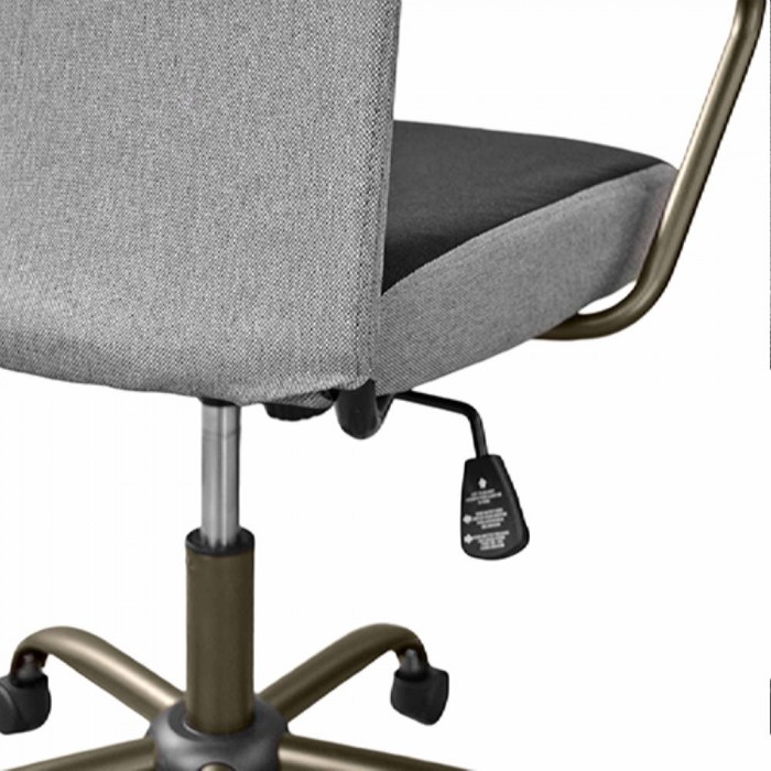 Офисное кресло Deco F-6310 серый черный – Кресла офисные