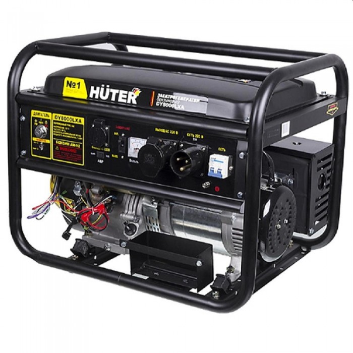 Бензиновый генератор Huter DY8000LXA – Генераторы