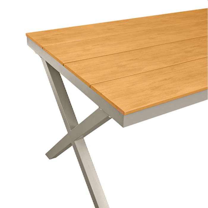 Стол садовый Deco TER-F10 Grey+Wood – Столы садовые