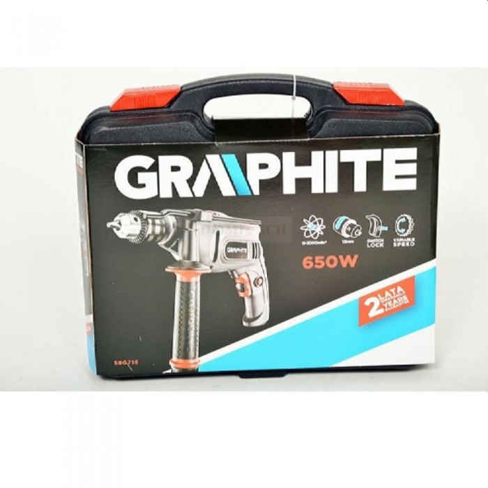 Mașină de găurit cu impact Grafit 58G716 – Mașini de găurit