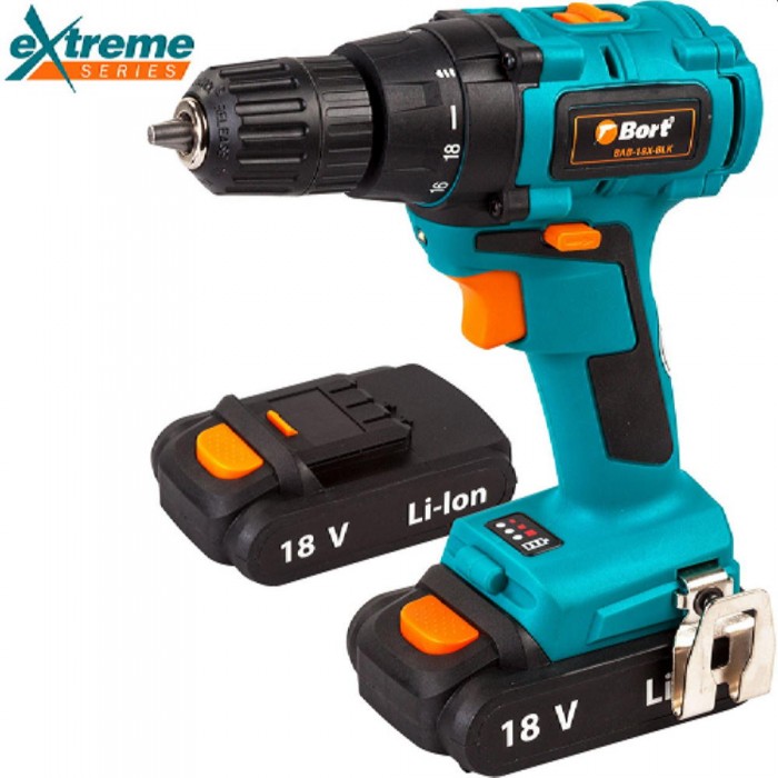 Mașină de găurit/șurubelniță fără fir Bort BAB-18X-BLK – Șurubelnițe