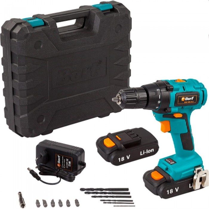 Mașină de găurit/șurubelniță fără fir Bort BAB-18X-BLK – Șurubelnițe