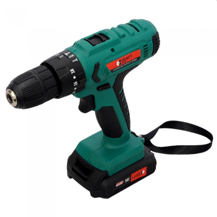 Дрель-шуруповерт аккумуляторный KraftTool KT18V NEW Li-Ion – Шуруповерты