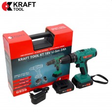 Дрель-шуруповерт аккумуляторный KraftTool KT18V NEW Li-Ion