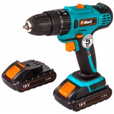 Mașină de găurit/șurubelniță fără fir Bort BAB-18lx2Li-FD cu impact