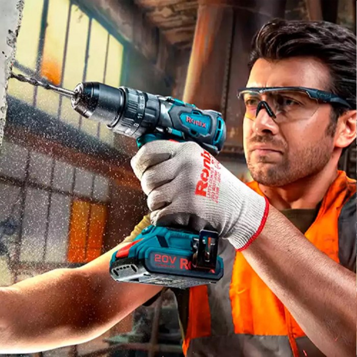 Mașină de găurit cu impact fără fir Ronix 8905K – Șurubelnițe