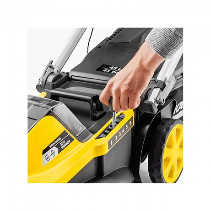 Газонокосилка на аккумуляторе Karcher LMO5-18 Dual Battery Set (1.445-431.0) – Триммеры и газонокосилки