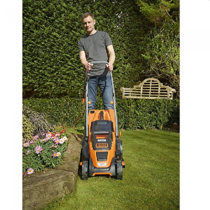 Mașină de tuns iarba Black+Decker EMAX34I-QS – Trimere și mașini de tuns iarba