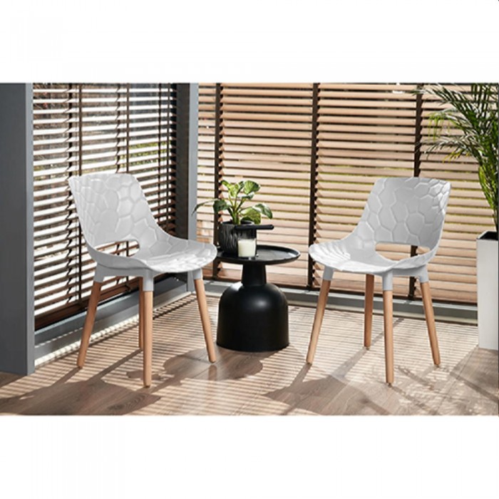 Scaun scandinav Jumi Davis SD-939639, alb – Scaune