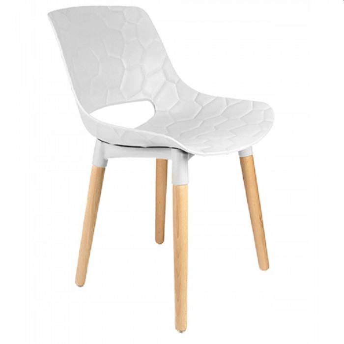 Scaun scandinav Jumi Davis SD-939639, alb – Scaune