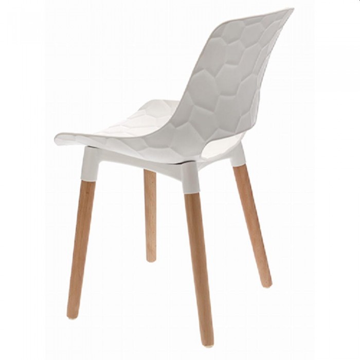 Scaun scandinav Jumi Davis SD-939639, alb – Scaune