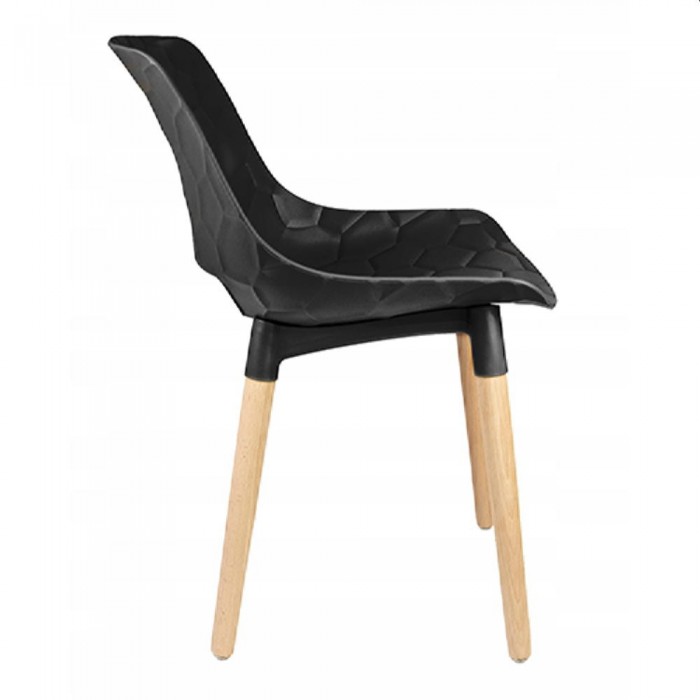 Scaun scandinav Jumi Davis SD-939660, negru – Scaune
